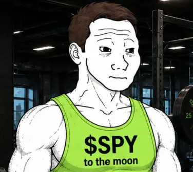 The normie: built different, $SPY to the moon